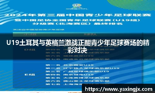 U19土耳其与英格兰激战正酣青少年足球赛场的精彩对决
